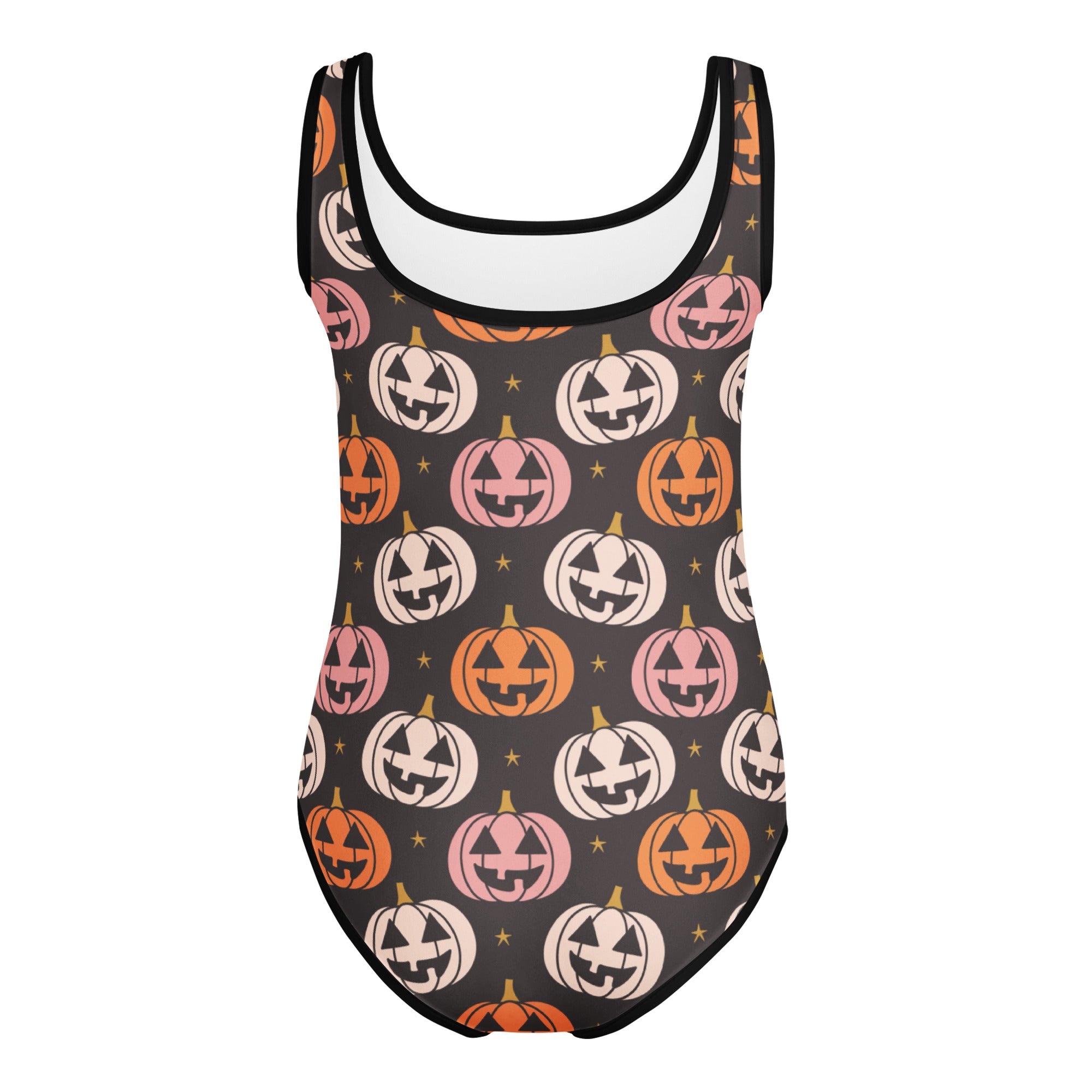 Girls Jack O’ Lantern Halloween Leotard – Buttery-Soft, Quick-Dry 4-Way Stretch Comfort for Dance & Gymnastics