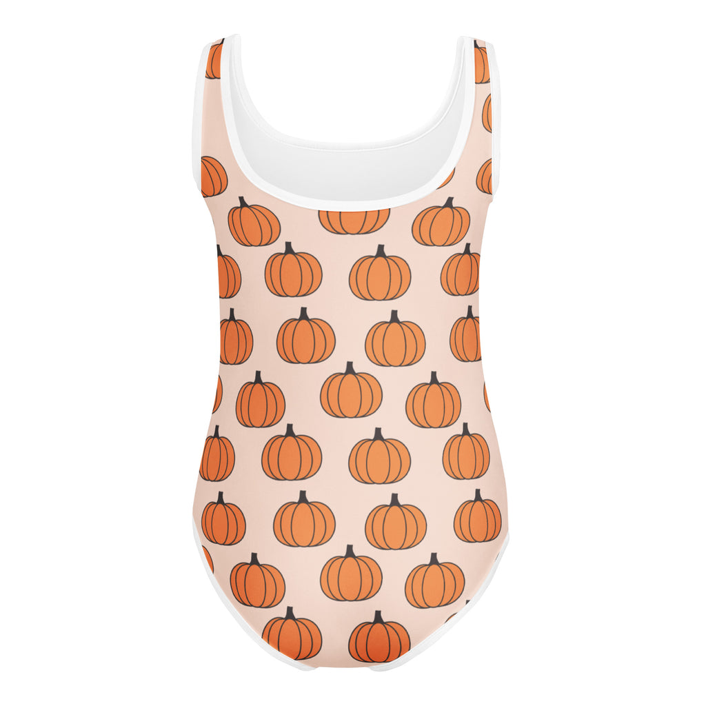 Girls Pumpkin Leotard – Buttery-Soft, Quick-Dry 4-Way Stretch Comfort for Dance & Gymnastics