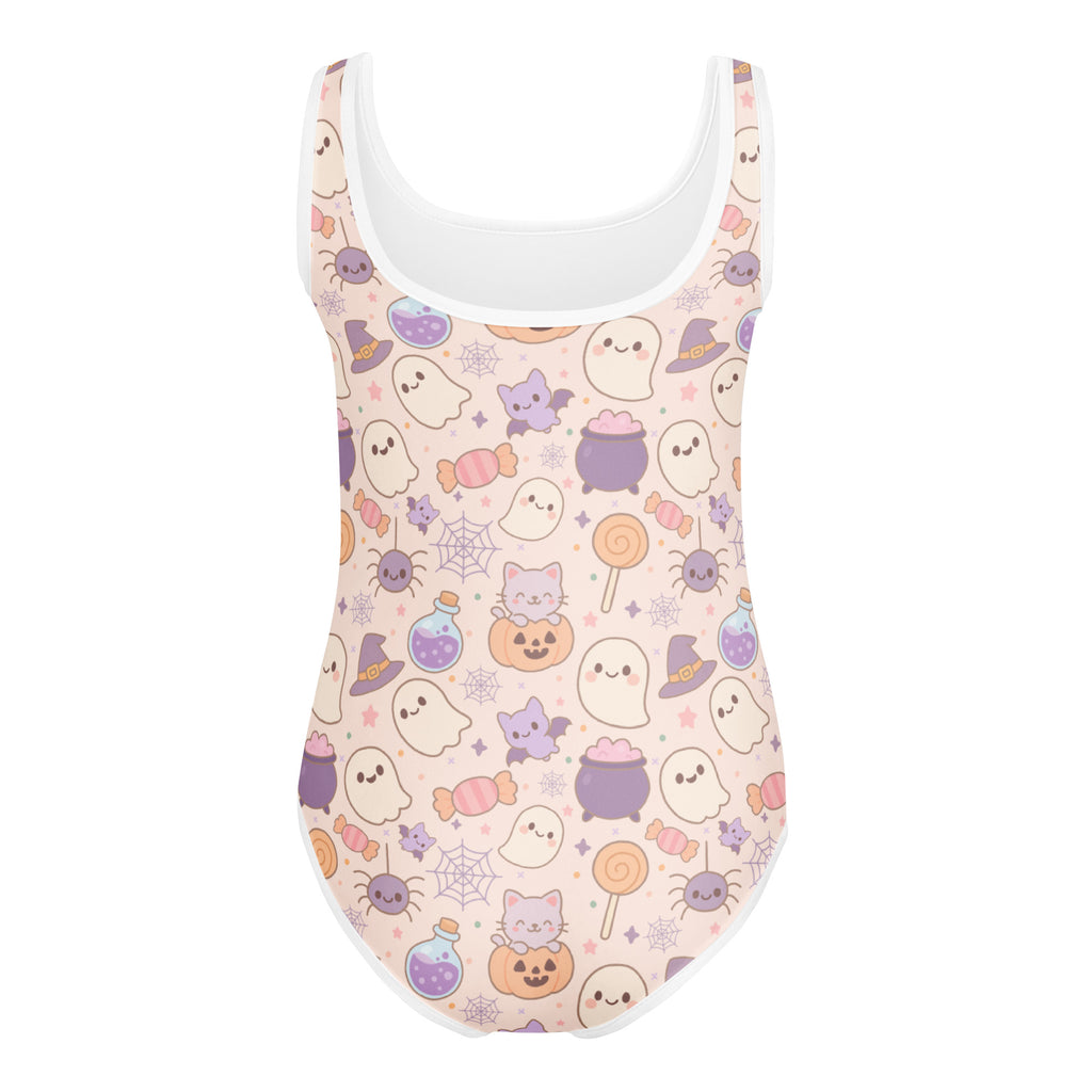 Girls Colorful Halloween Custom Age It's My Birthday Leotard – Buttery-Soft, Quick-Dry 4-Way Stretch Comfort for Dance & Gymnastics