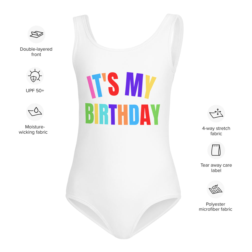 Girls It's My Birthday Buttery Soft Swimsuit
