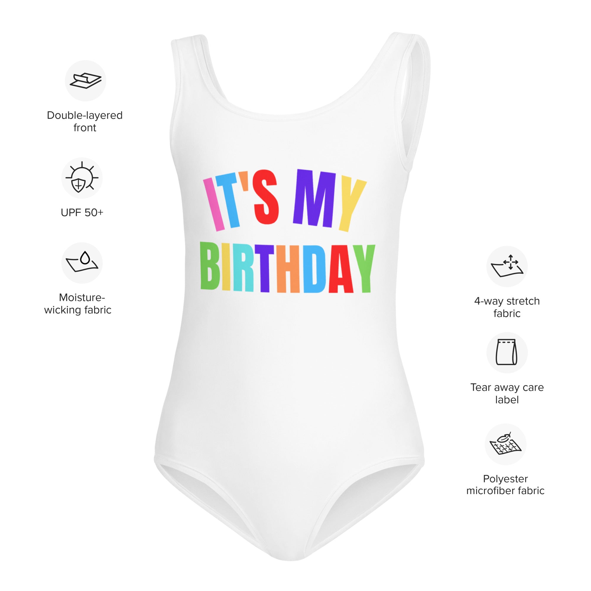 Girls It's My Birthday Buttery Soft Swimsuit