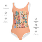 Girls "In My Double Digits Era" 10th Birthday Swimsuit
