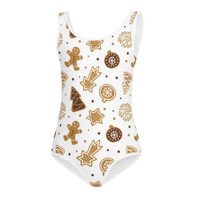 Girls Gingerbread Cookies Christmas Buttery Soft Leotard - Quick Drying For Dance and Gymnastics