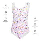Girls Colorful Sprinkles Buttery Soft Leotard - Quick Drying For Dance and Gymnastics