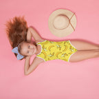 Girls Banana Buttery Soft Swimsuit With UPF 50+