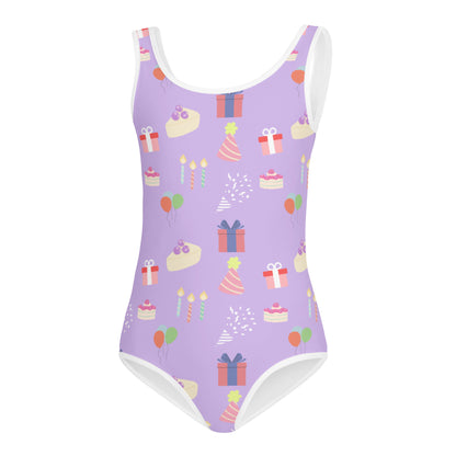 Girls Birthday Party Buttery Soft Leotard