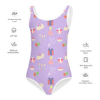 Girls Birthday Party Buttery Soft Leotard - Quick Drying For Dance and Gymnastics