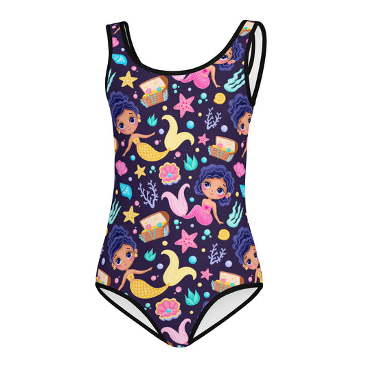 Girls Magical Mermaid Treasure Buttery Soft Leotard
