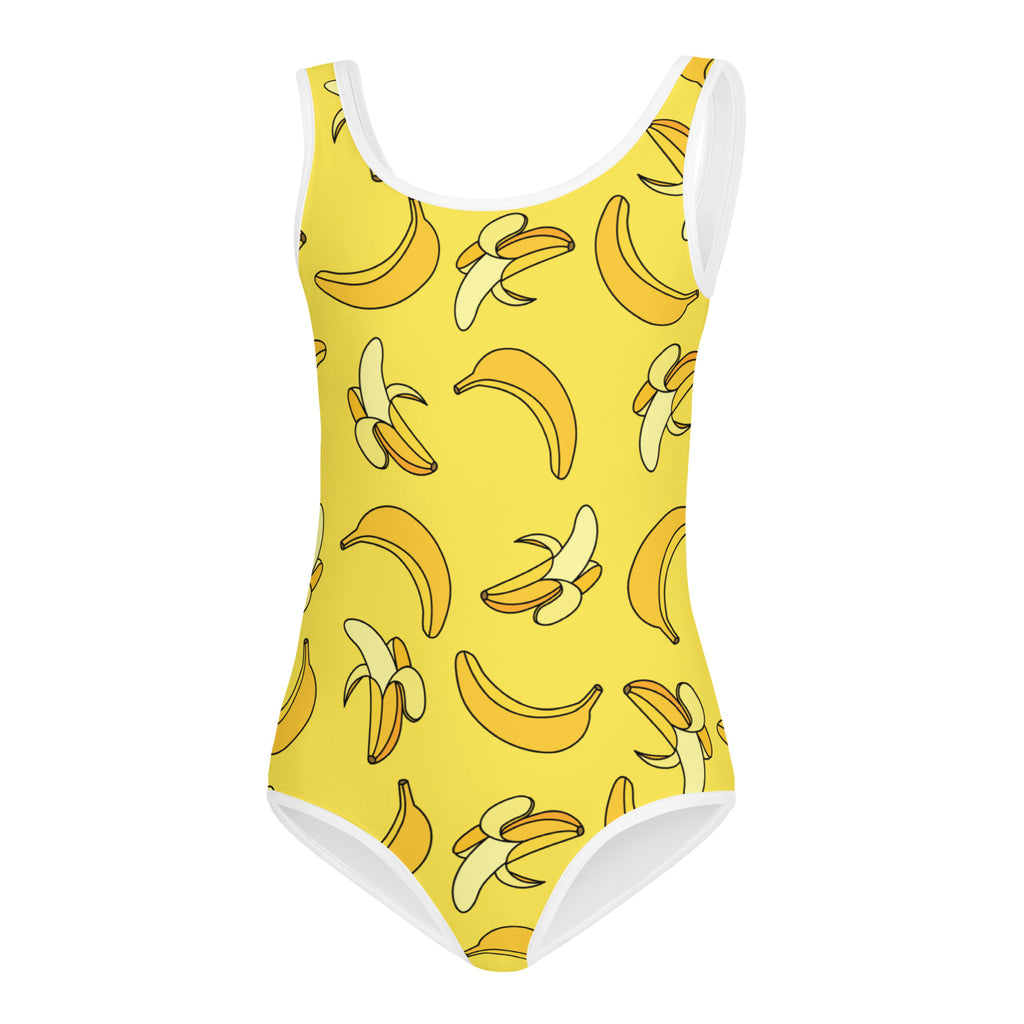 Girls Yellow Banana Buttery Soft Leotard - Quick Drying For Dance and Gymnastics