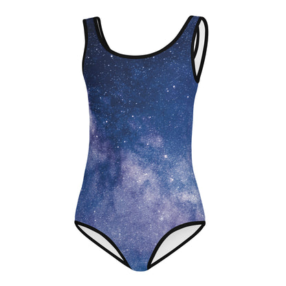 Girls Starry Night Galaxy Buttery Soft Leotard