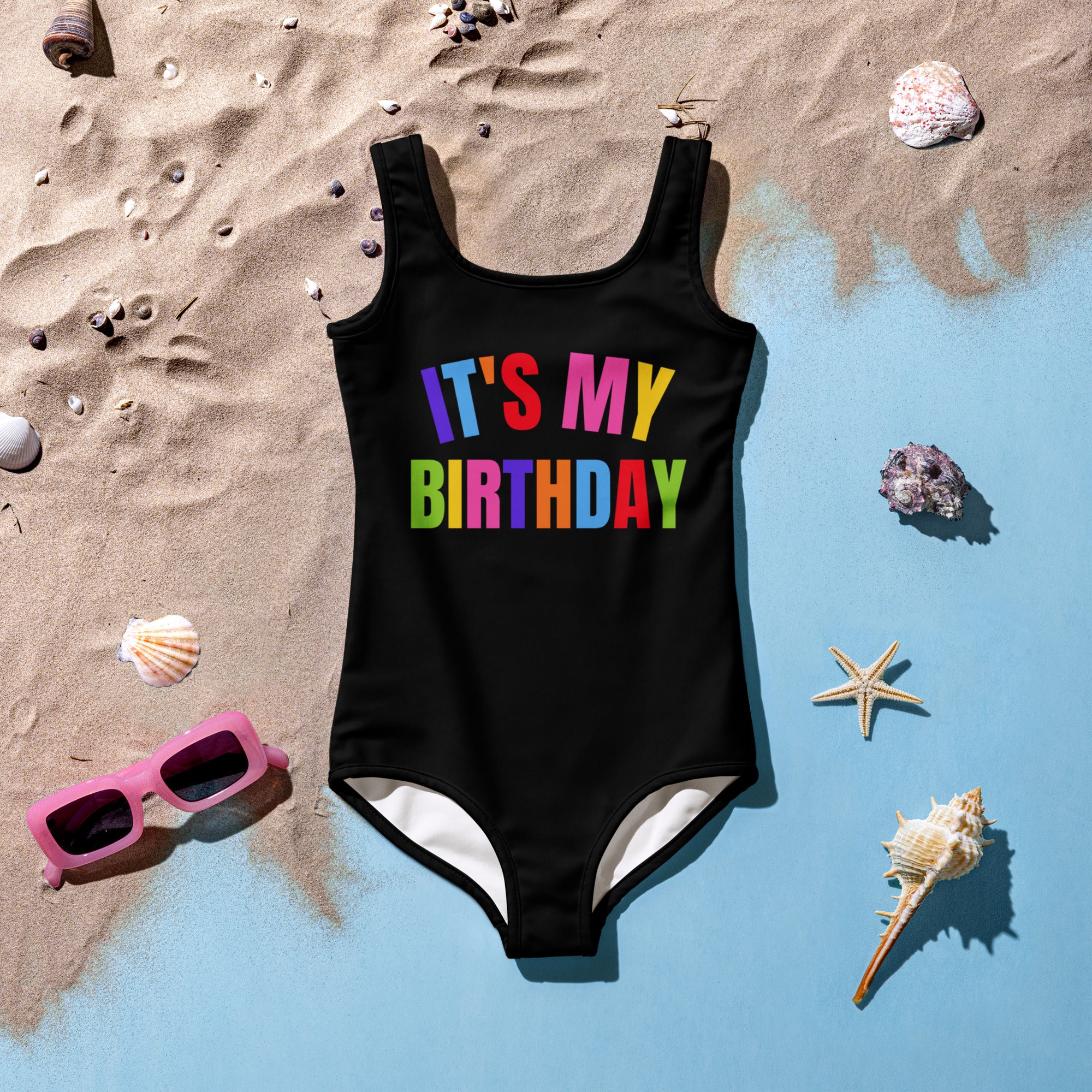 Girls It's My Birthday Buttery Soft Swimsuit