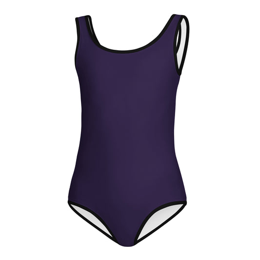 Girls Dark Purple Buttery Soft Leotard - Quick Drying For Dance and Gymnastics