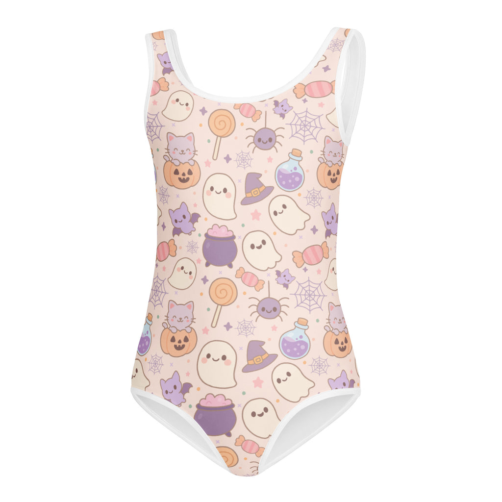 Girls Pastel Halloween Buttery Soft Leotard - Quick Drying For Dance and Gymnastics