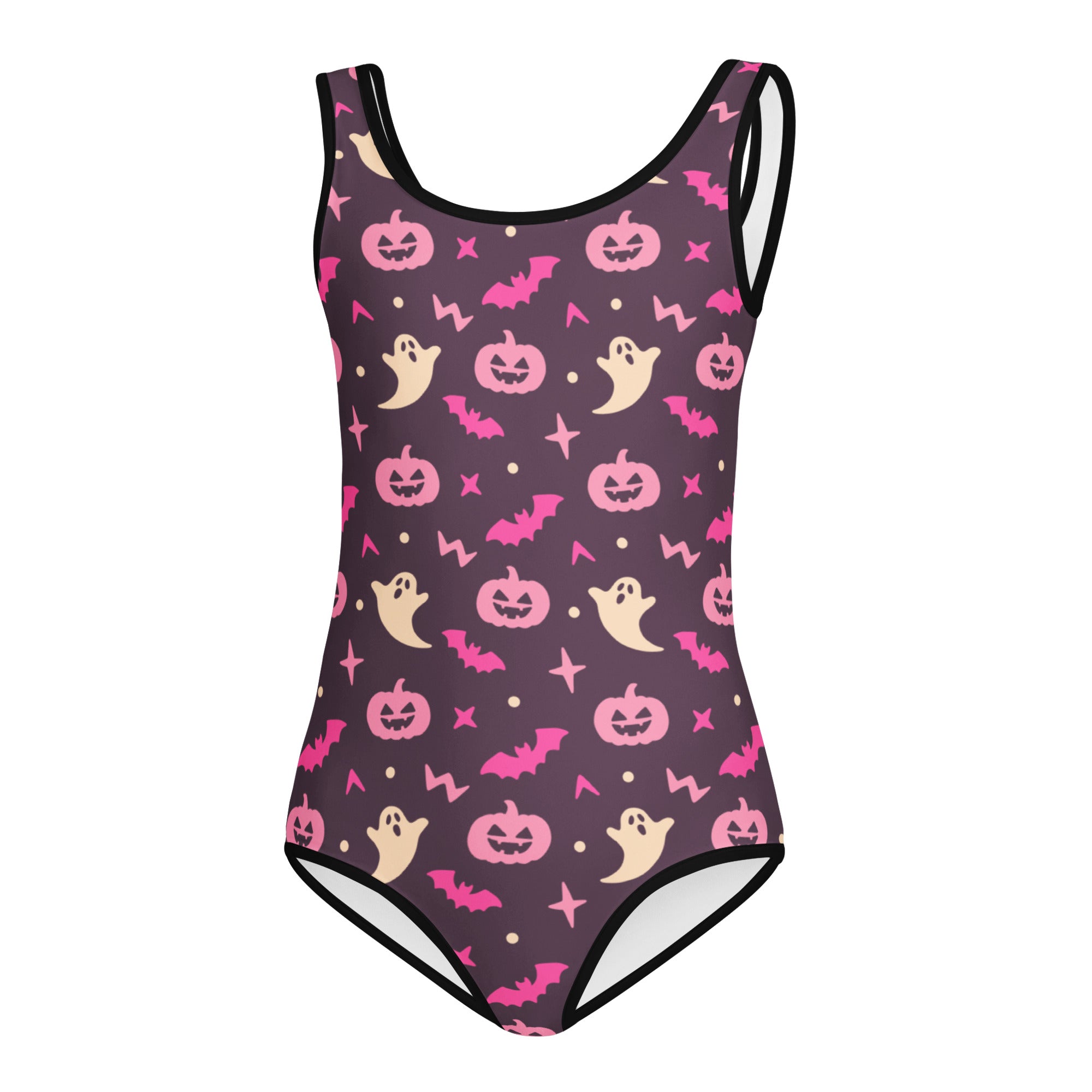 Girls Purple Halloween Leotard – Buttery-Soft, Quick-Dry 4-Way Stretch Comfort for Dance & Gymnastics