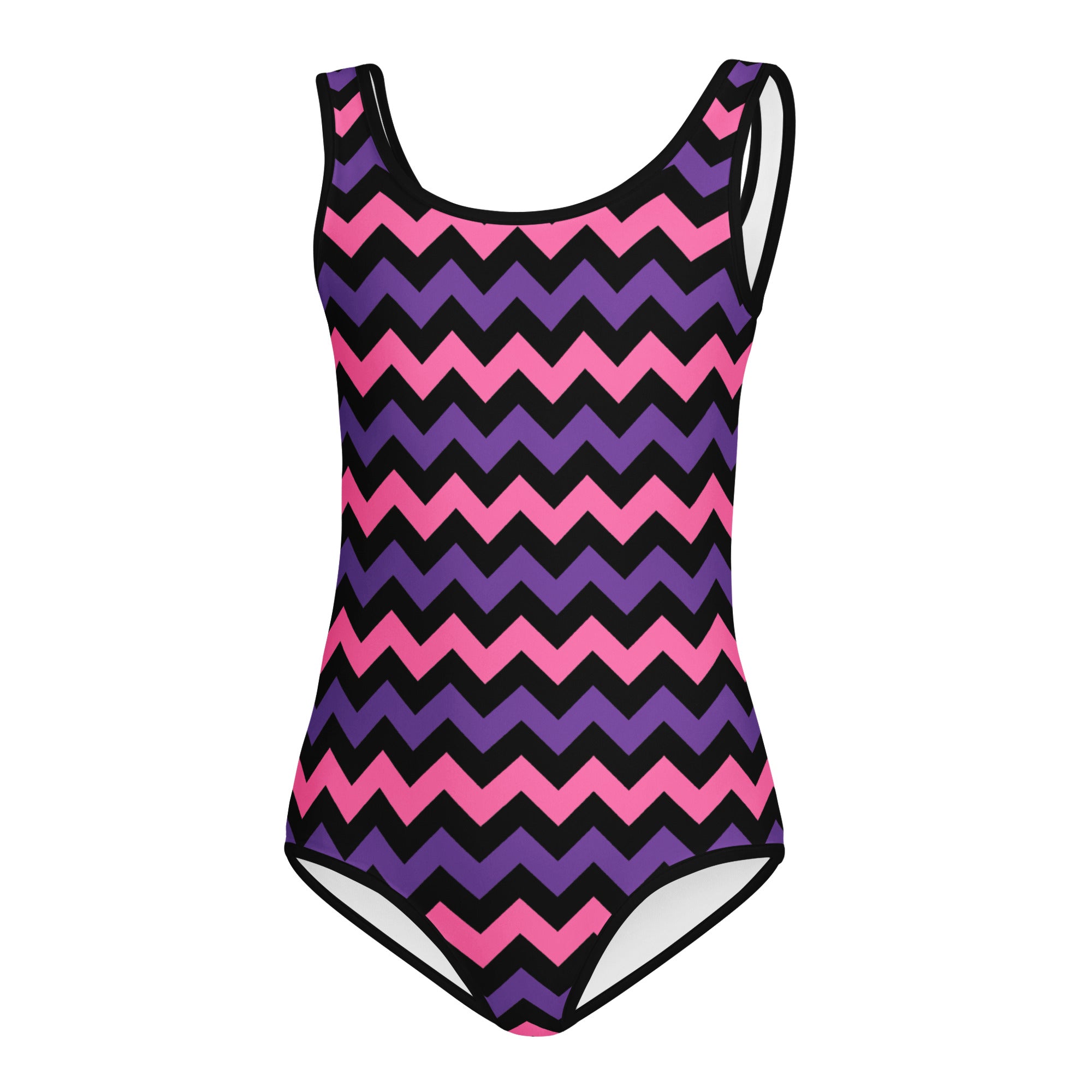 Girls Pink Purple Halloween Leotard – Buttery-Soft, Quick-Dry 4-Way Stretch Comfort for Dance & Gymnastics