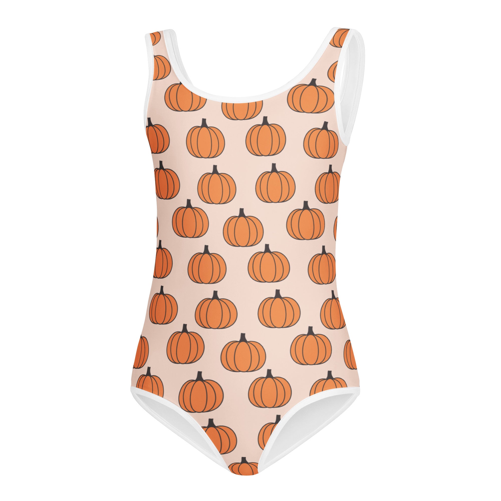 Girls Pumpkin Leotard – Buttery-Soft, Quick-Dry 4-Way Stretch Comfort for Dance & Gymnastics