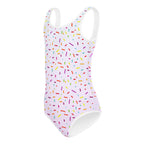 Girls Colorful Sprinkles Buttery Soft Leotard - Quick Drying For Dance and Gymnastics