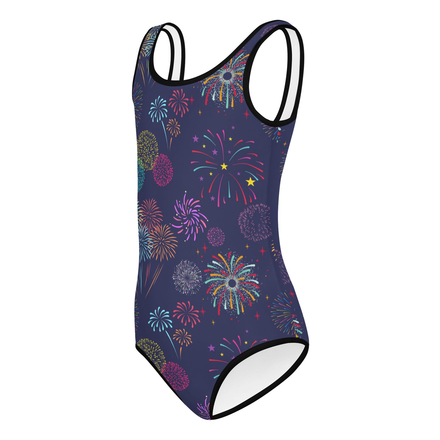 Girls Fireworks Celebration Buttery Soft Leotard