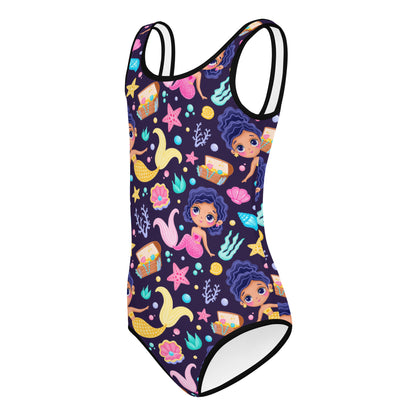 Girls Magical Mermaid Treasure Buttery Soft Leotard