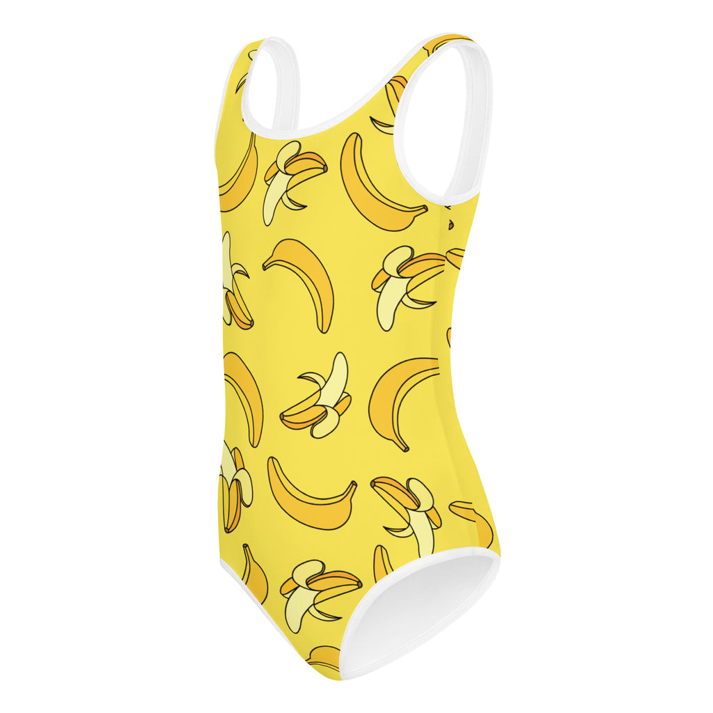 Girls Yellow Banana Buttery Soft Leotard - Quick Drying For Dance and Gymnastics