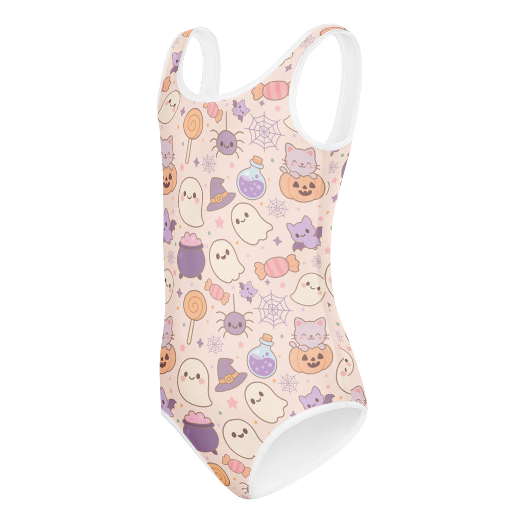 Girls Pastel Halloween Buttery Soft Leotard - Quick Drying For Dance and Gymnastics