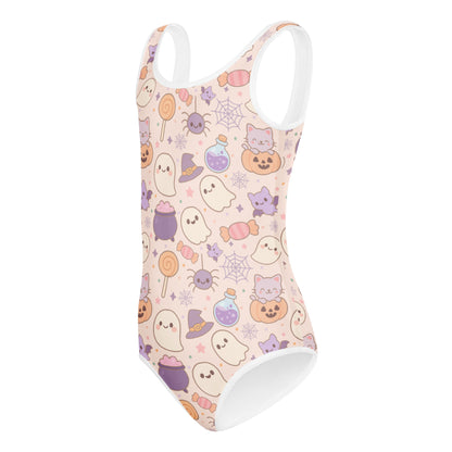 Girls Pastel Halloween Buttery Soft Leotard - Quick Drying For Dance and Gymnastics