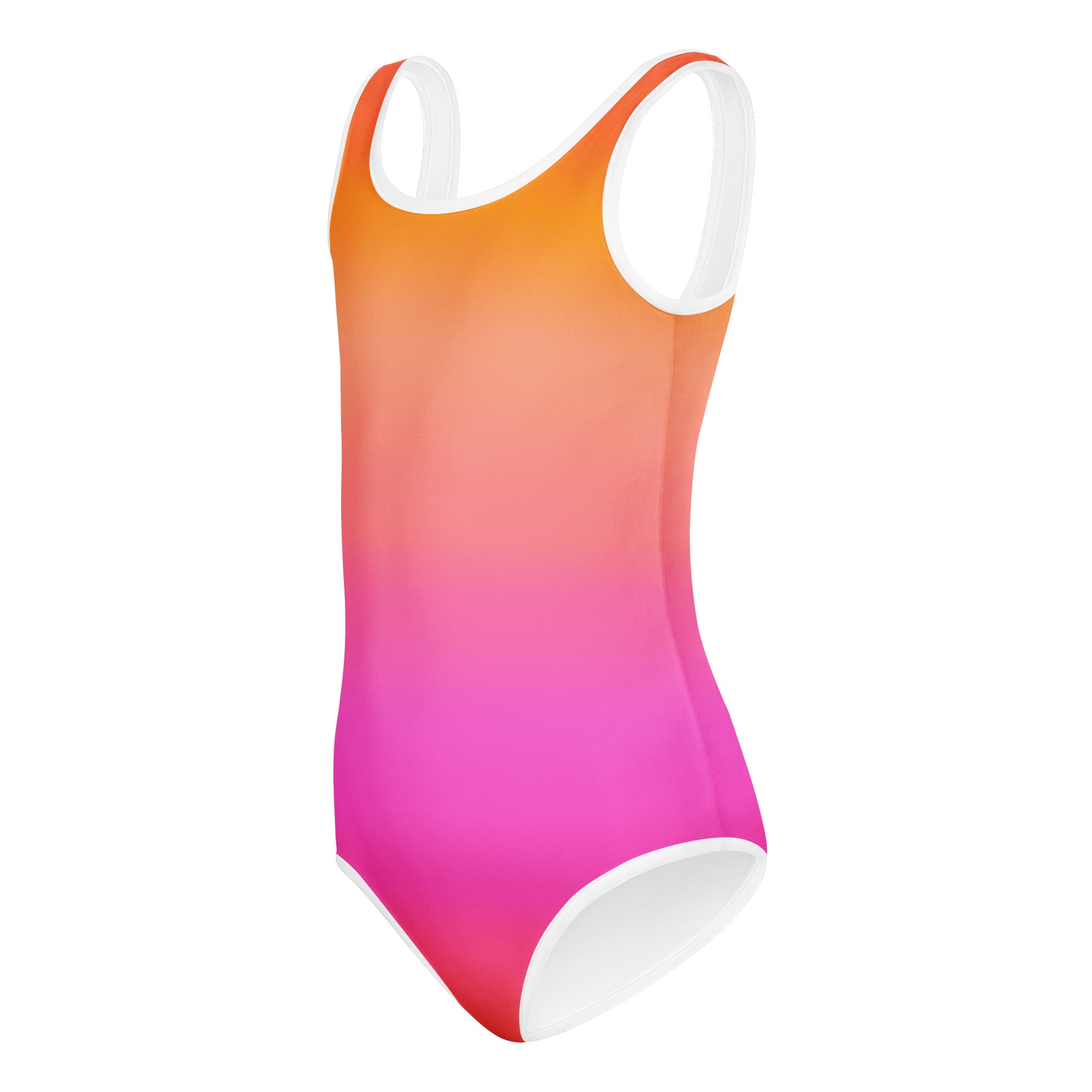 Girls Sunset Ombre Buttery Soft Leotard - Quick Drying For Dance and Gymnastics