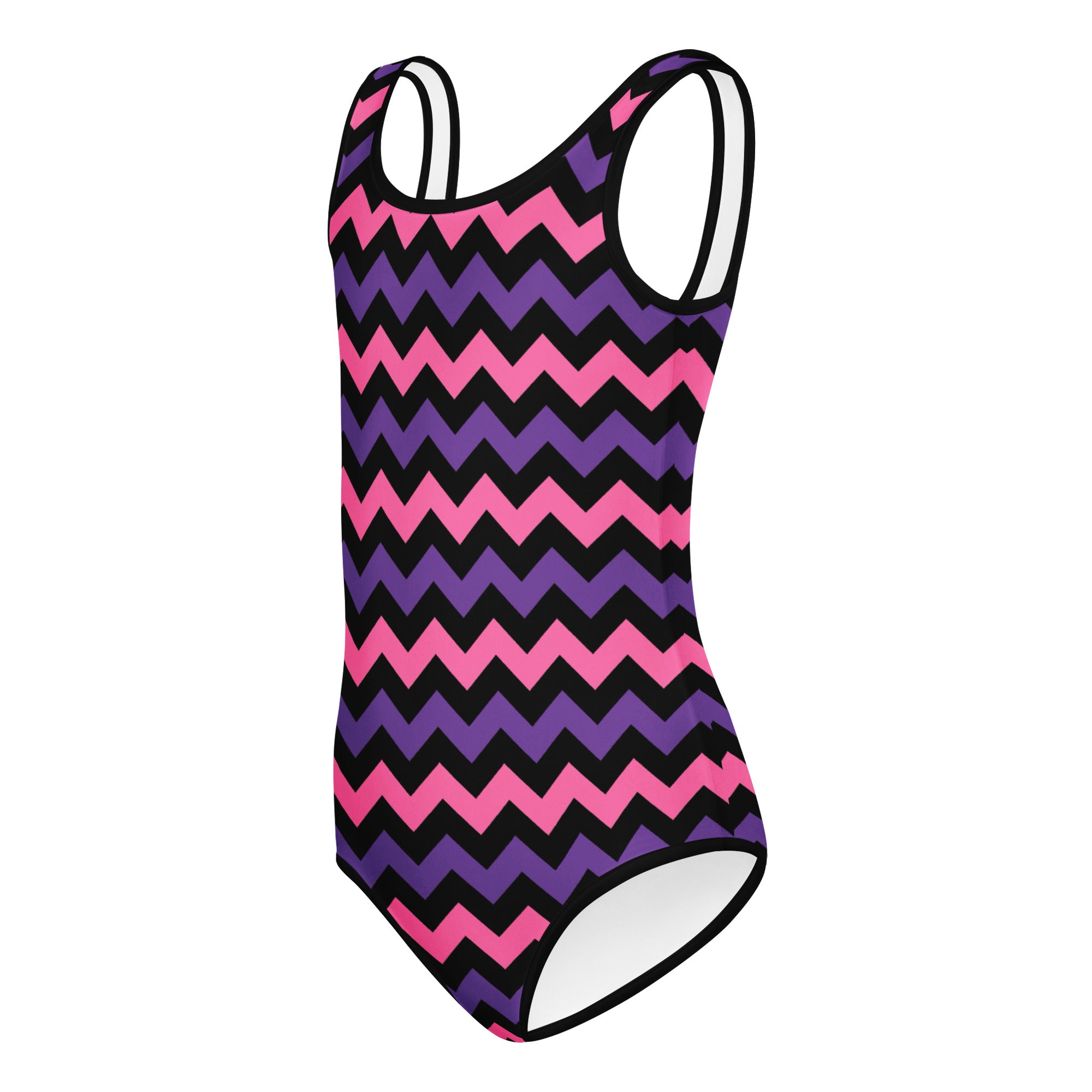 Girls Pink Purple Halloween Leotard – Buttery-Soft, Quick-Dry 4-Way Stretch Comfort for Dance & Gymnastics