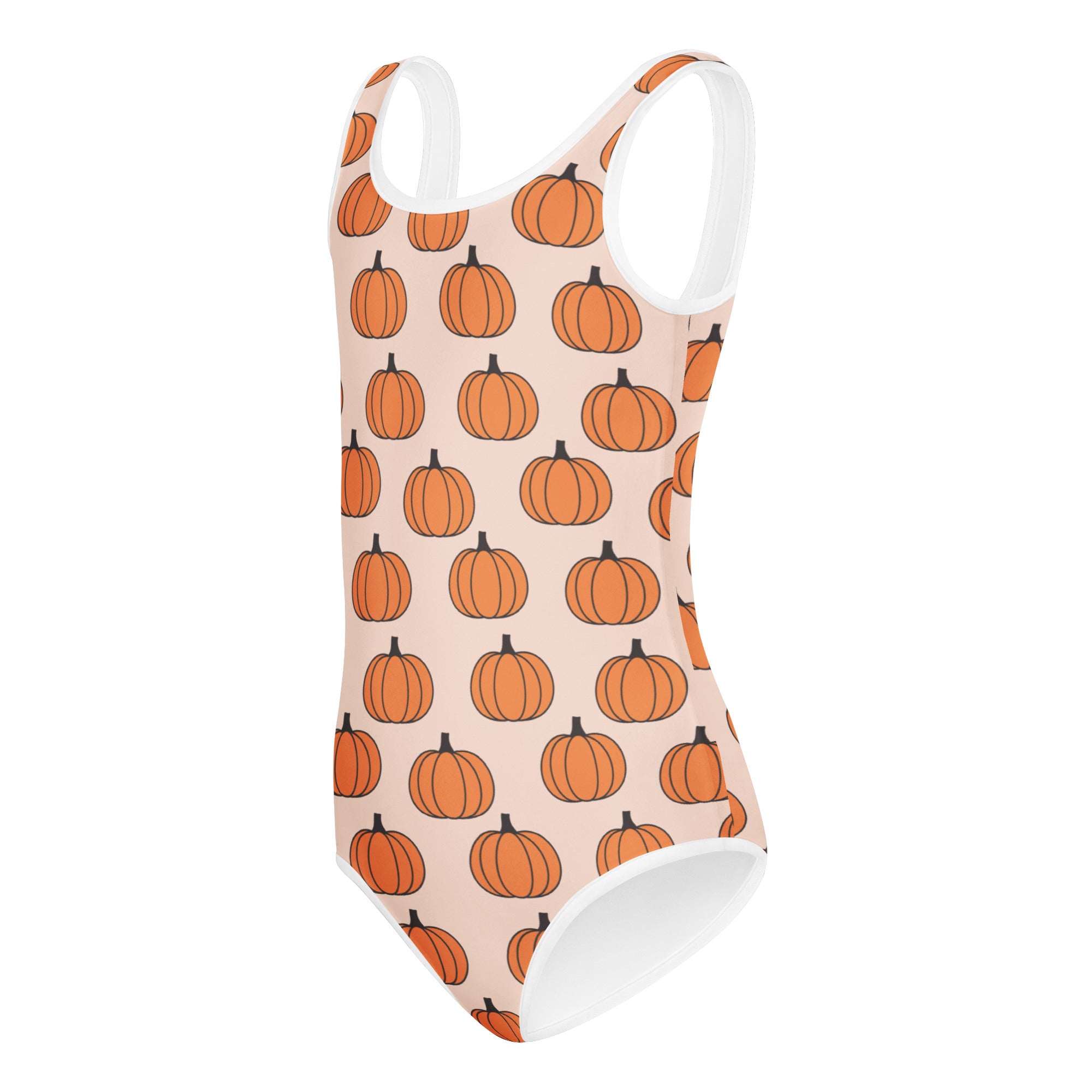 Girls Pumpkin Leotard – Buttery-Soft, Quick-Dry 4-Way Stretch Comfort for Dance & Gymnastics