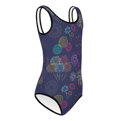 Girls Fireworks Celebration Buttery Soft Leotard