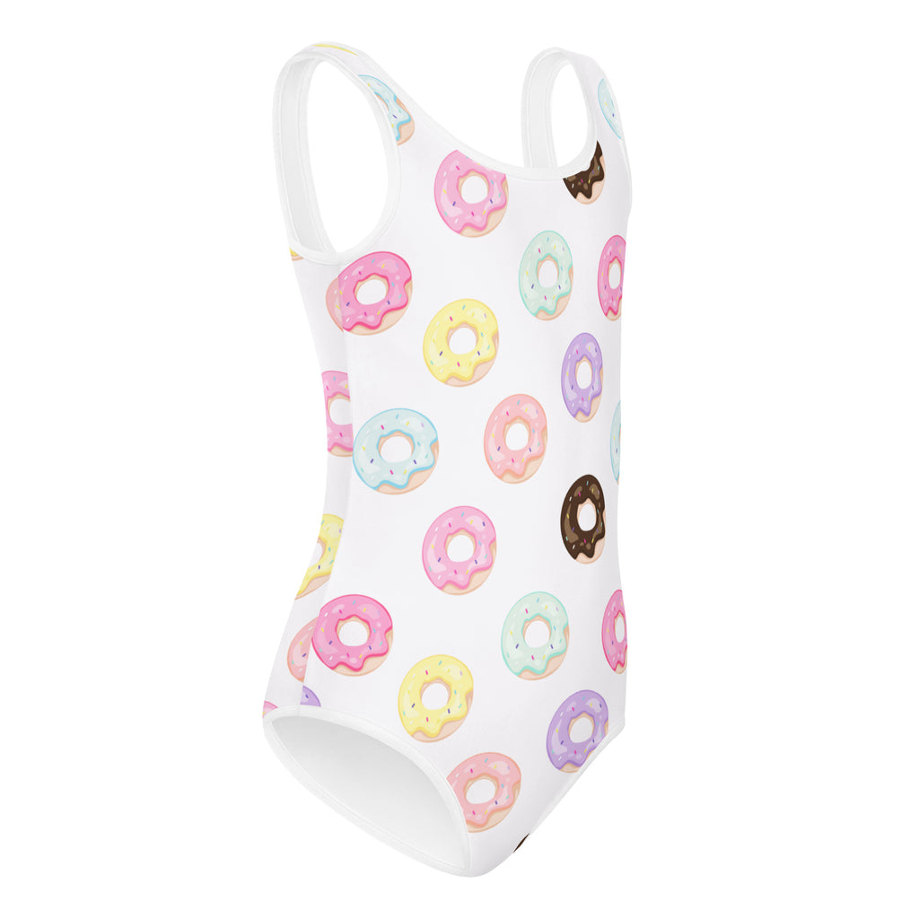Girls Colorful Donuts Buttery Soft Leotard - Quick Drying For Dance and Gymnastics