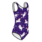 Girls Space Unicorn Buttery Soft Leotard - Quick Drying For Dance and Gymnastics