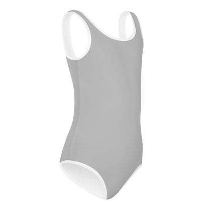 Girls Gray Buttery Soft Leotard