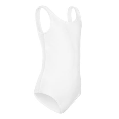 Girls White Buttery Soft Leotard