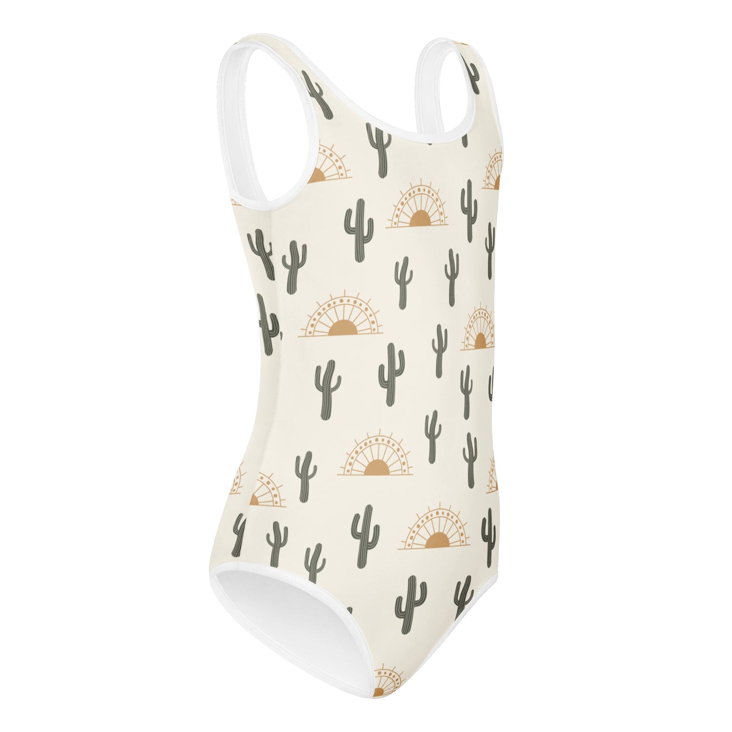 Girls Cactus Desert Sunrise Buttery Soft Leotard - Quick Drying For Dance and Gymnastics
