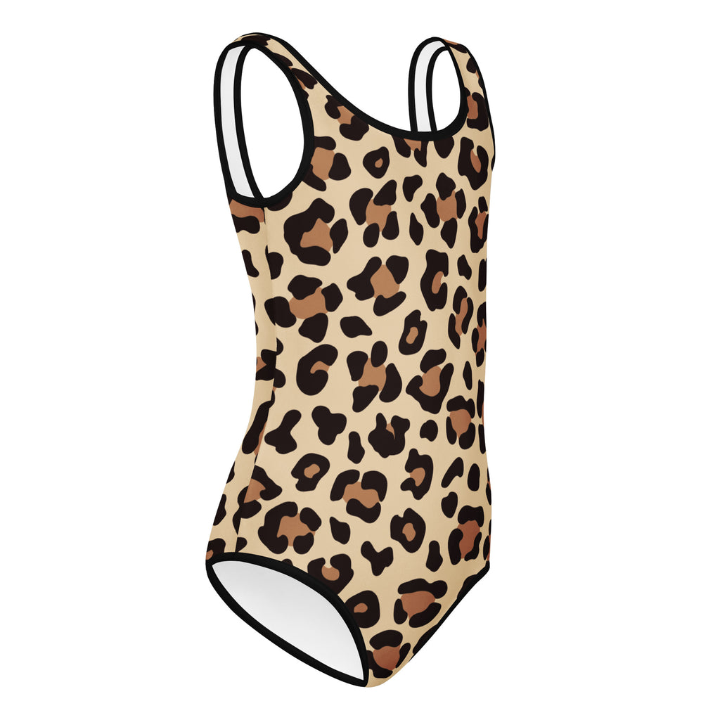 Girls Leopard Print Buttery Soft Leotard - Quick Drying For Dance and Gymnastics