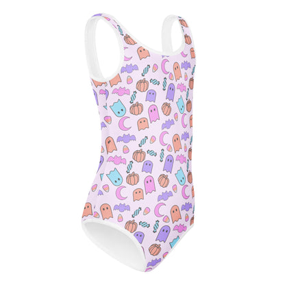 Girls Halloween Pattern Buttery Soft Leotard - Quick Drying For Dance and Gymnastics
