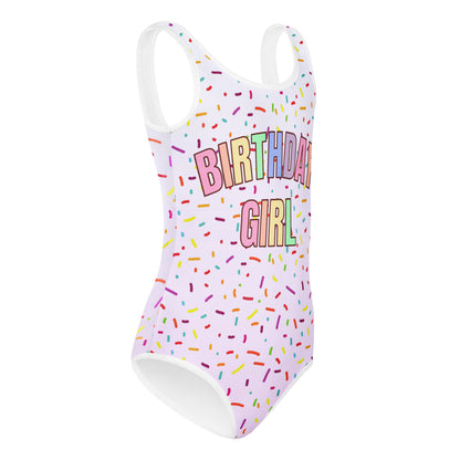 Colorful Sprinkles Birthday Girl Leotard - Quick Drying For Dance and Gymnastics