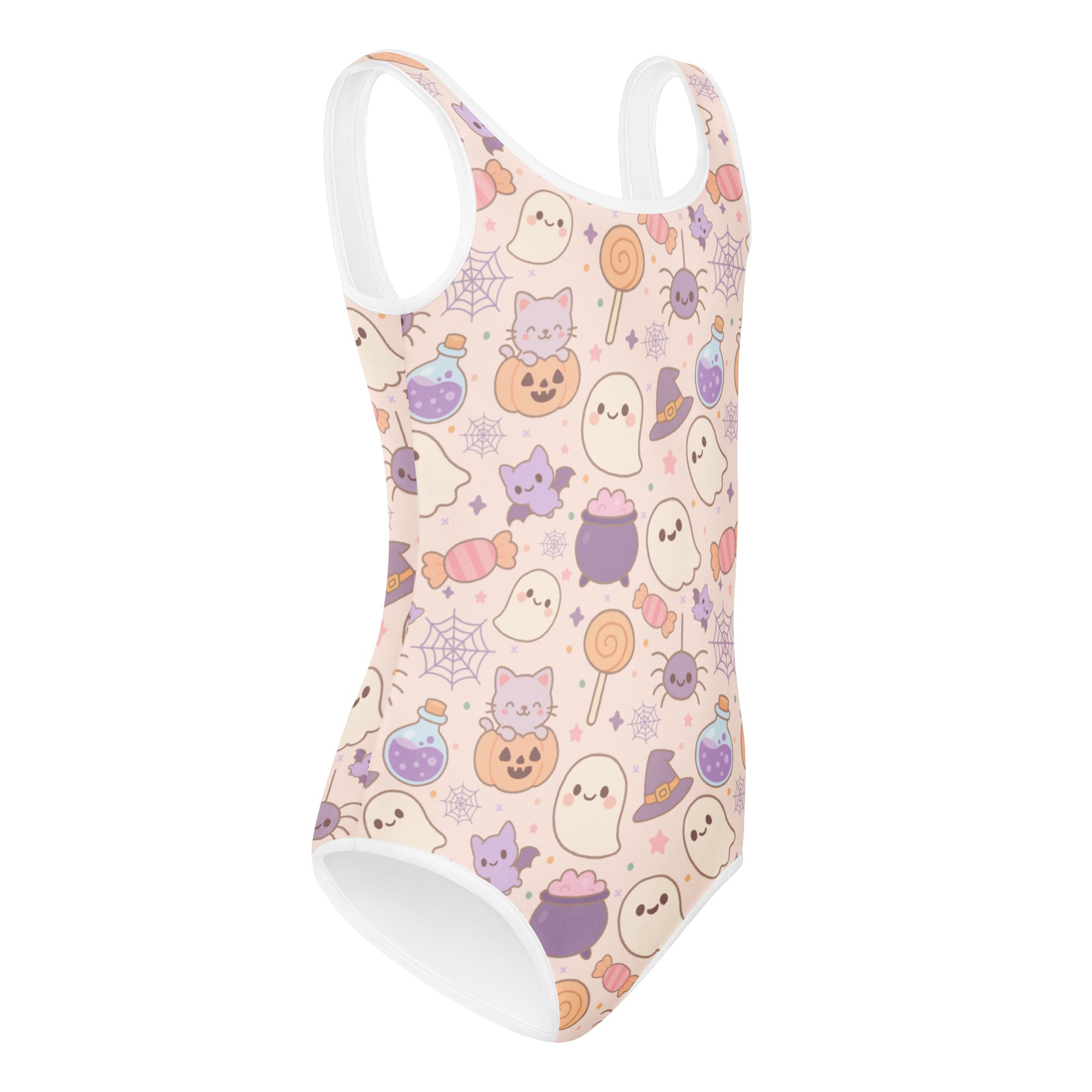 Girls Pastel Halloween Buttery Soft Leotard - Quick Drying For Dance and Gymnastics