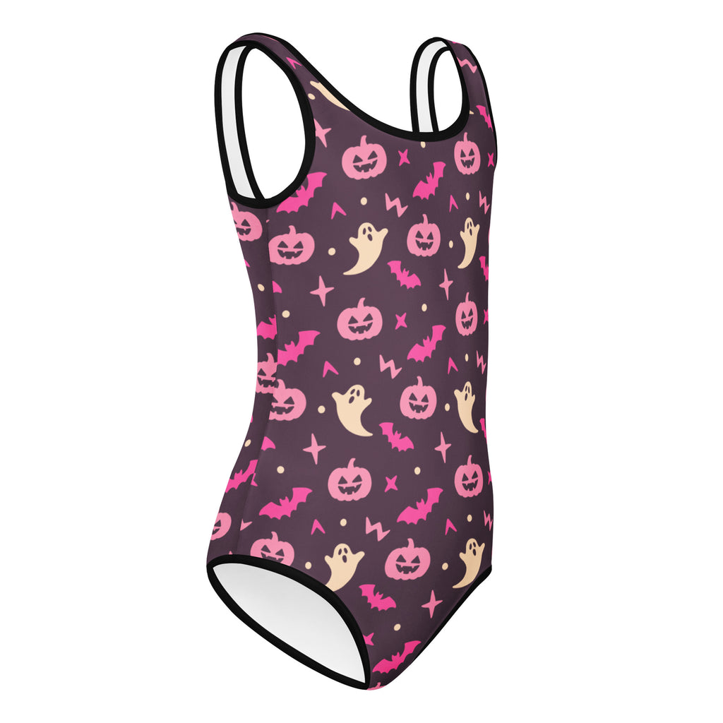 Girls Purple Halloween Leotard – Buttery-Soft, Quick-Dry 4-Way Stretch Comfort for Dance & Gymnastics