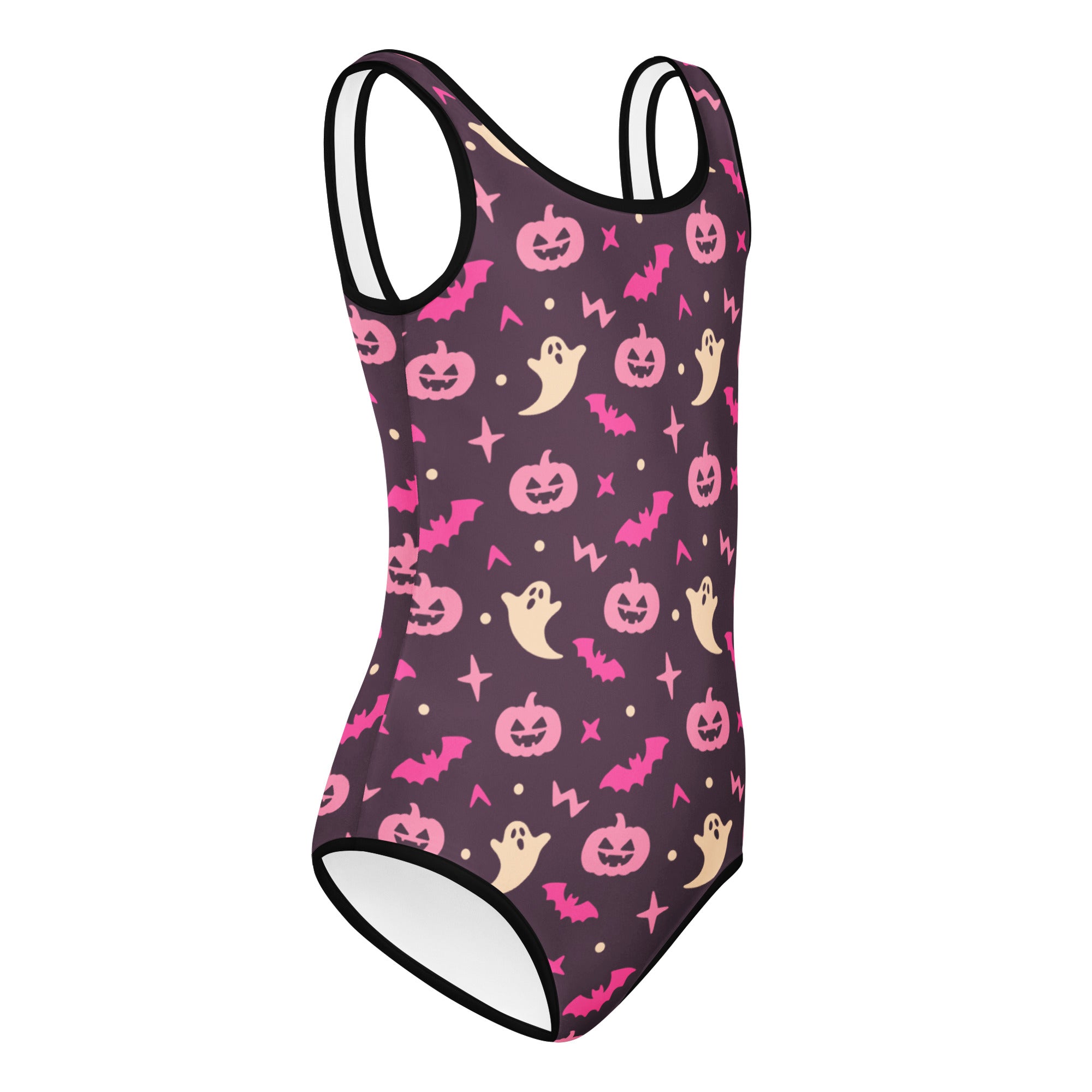 Girls Purple Halloween Leotard – Buttery-Soft, Quick-Dry 4-Way Stretch Comfort for Dance & Gymnastics