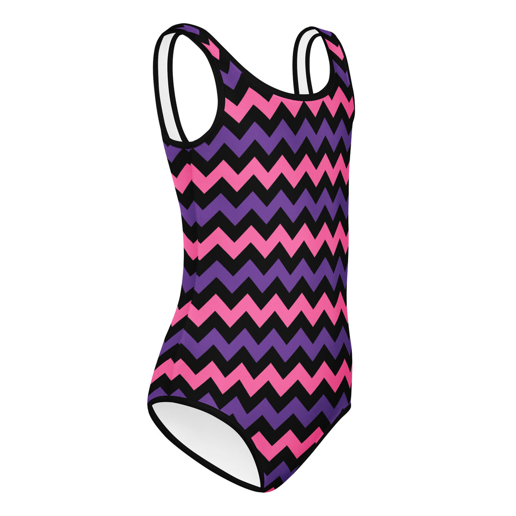 Girls Pink Purple Halloween Leotard – Buttery-Soft, Quick-Dry 4-Way Stretch Comfort for Dance & Gymnastics
