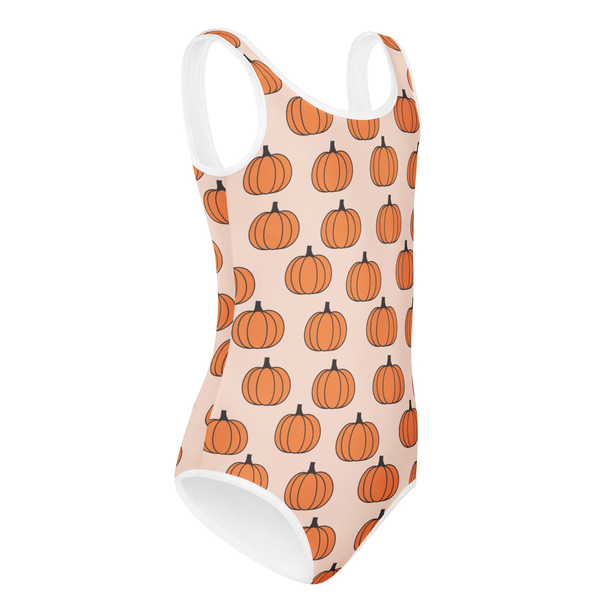 Girls Pumpkin Leotard – Buttery-Soft, Quick-Dry 4-Way Stretch Comfort for Dance & Gymnastics