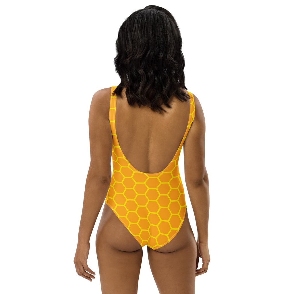Women's Honeycomb Buttery Soft Swimsuit With UPF 50+
