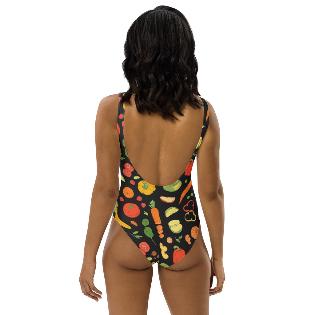 Women's Fruit & Veggie Buttery Soft Swimsuit With UPF 50+