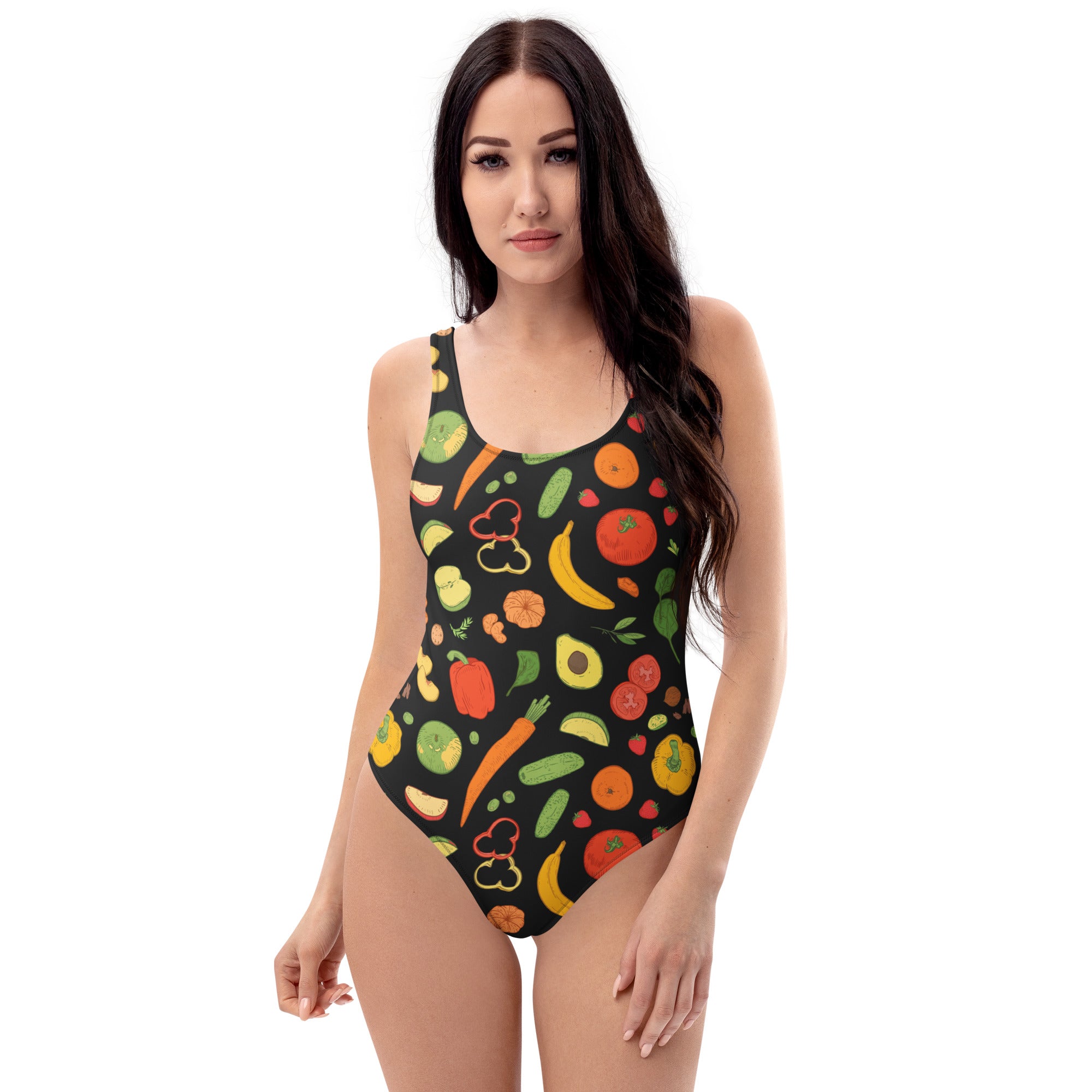 Women's Fruit & Veggie Buttery Soft Swimsuit With UPF 50+