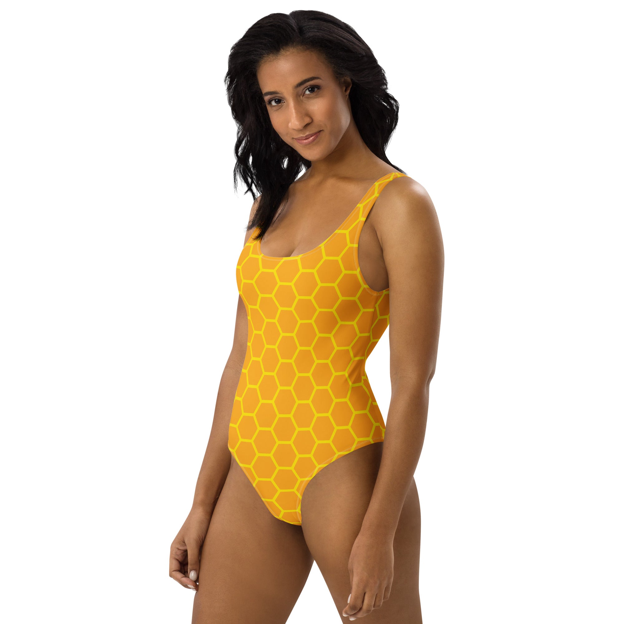 Women's Honeycomb Buttery Soft Swimsuit With UPF 50+