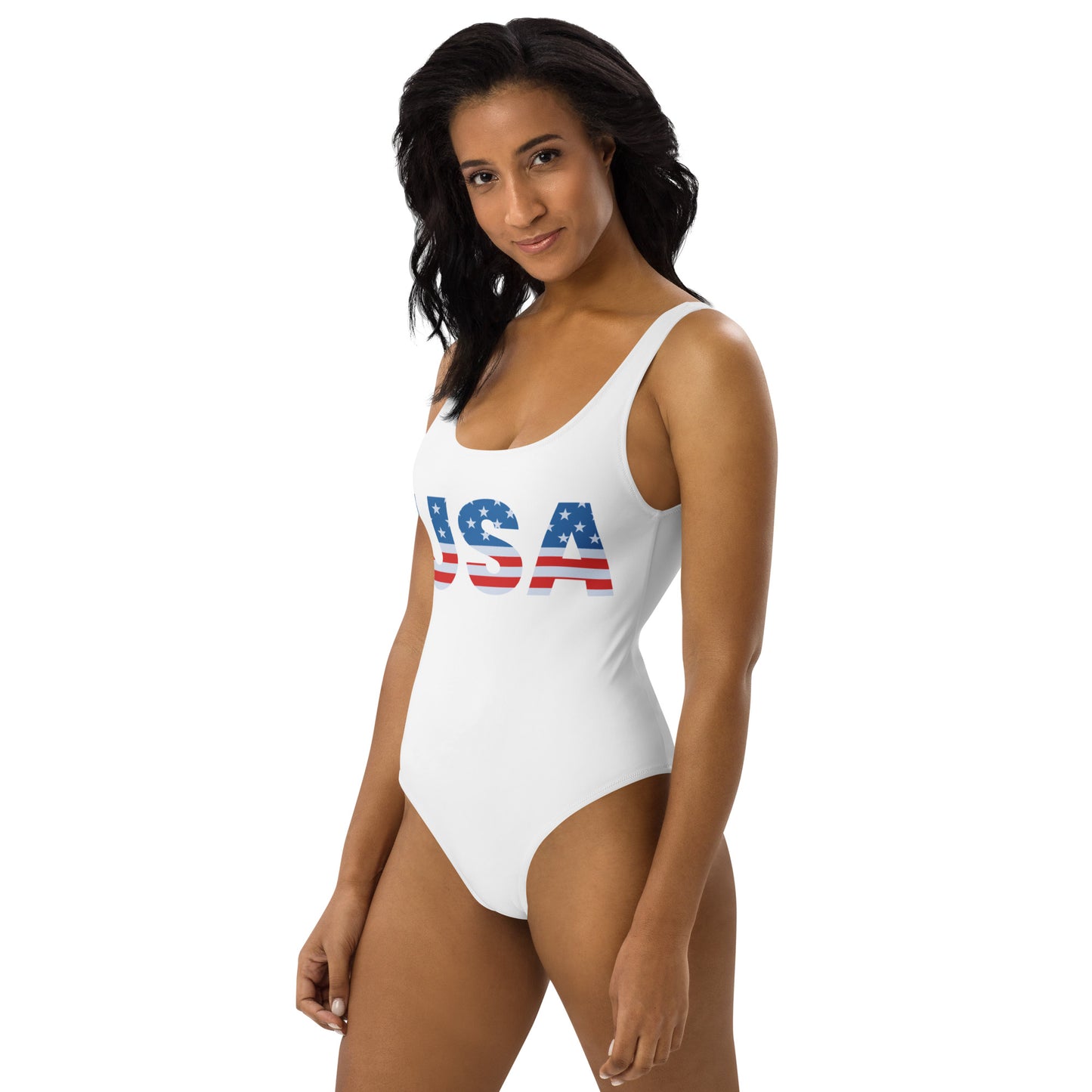 Women's USA Buttery Soft Swimsuit With UPF 50+