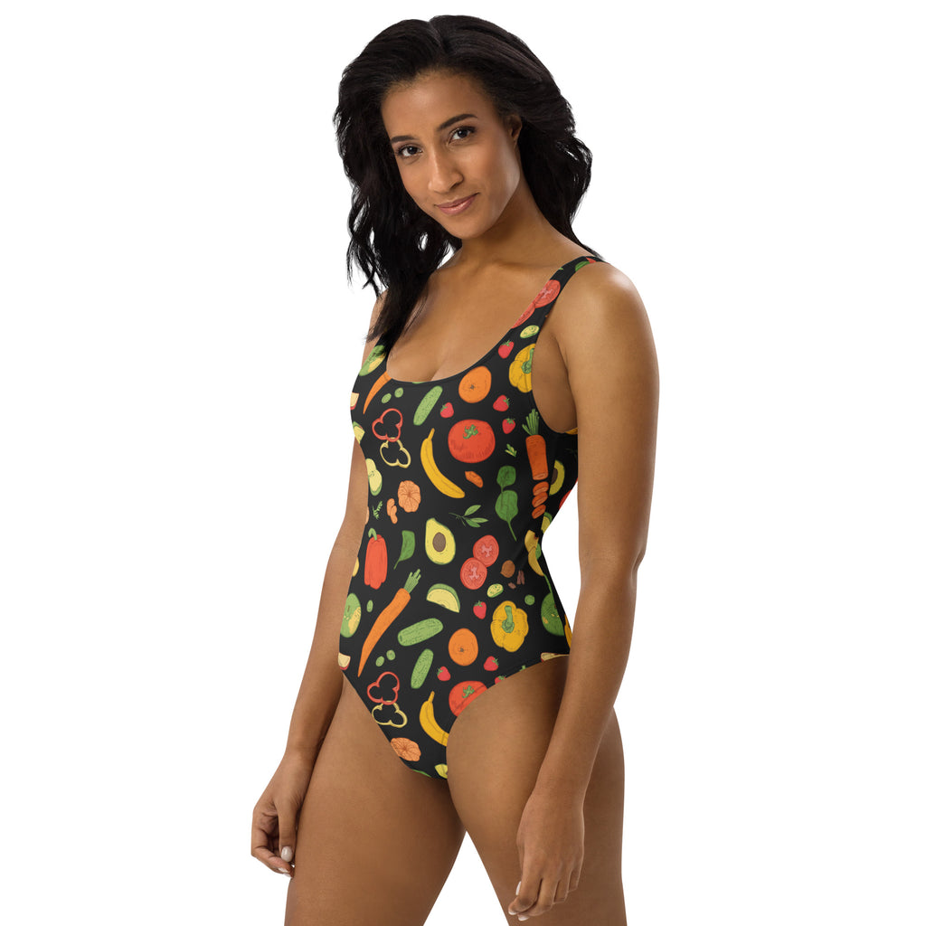 Women's Fruit & Veggie Buttery Soft Swimsuit With UPF 50+
