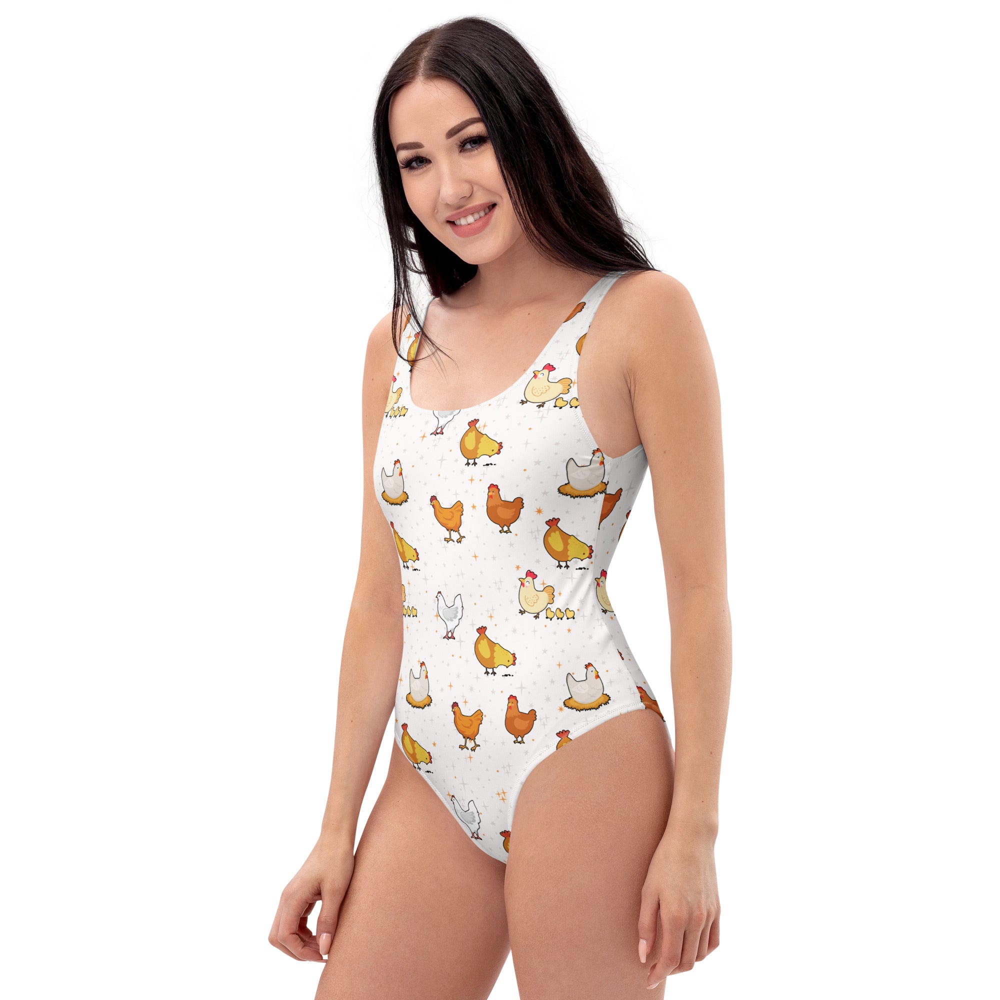 Women's Chicken Buttery Soft Swimsuit With UPF 50+